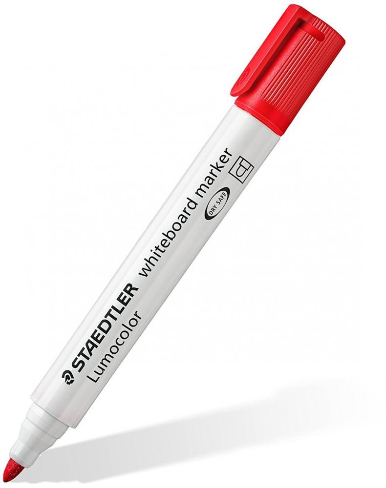 Marker suchościeralny Staedtler 351, okrągła, 2 mm, czerwony