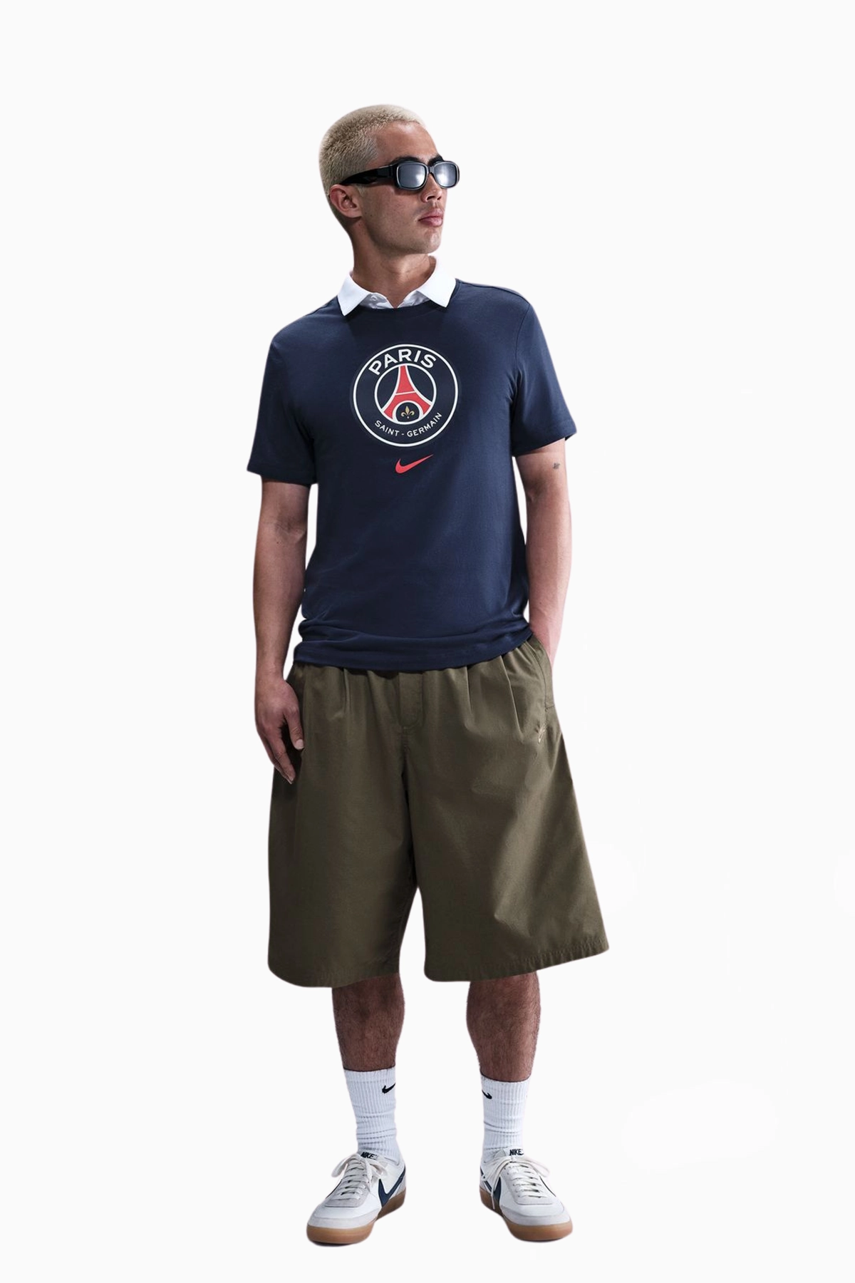 Koszulka Nike PSG 25/26 Crest Tee - Granatowy