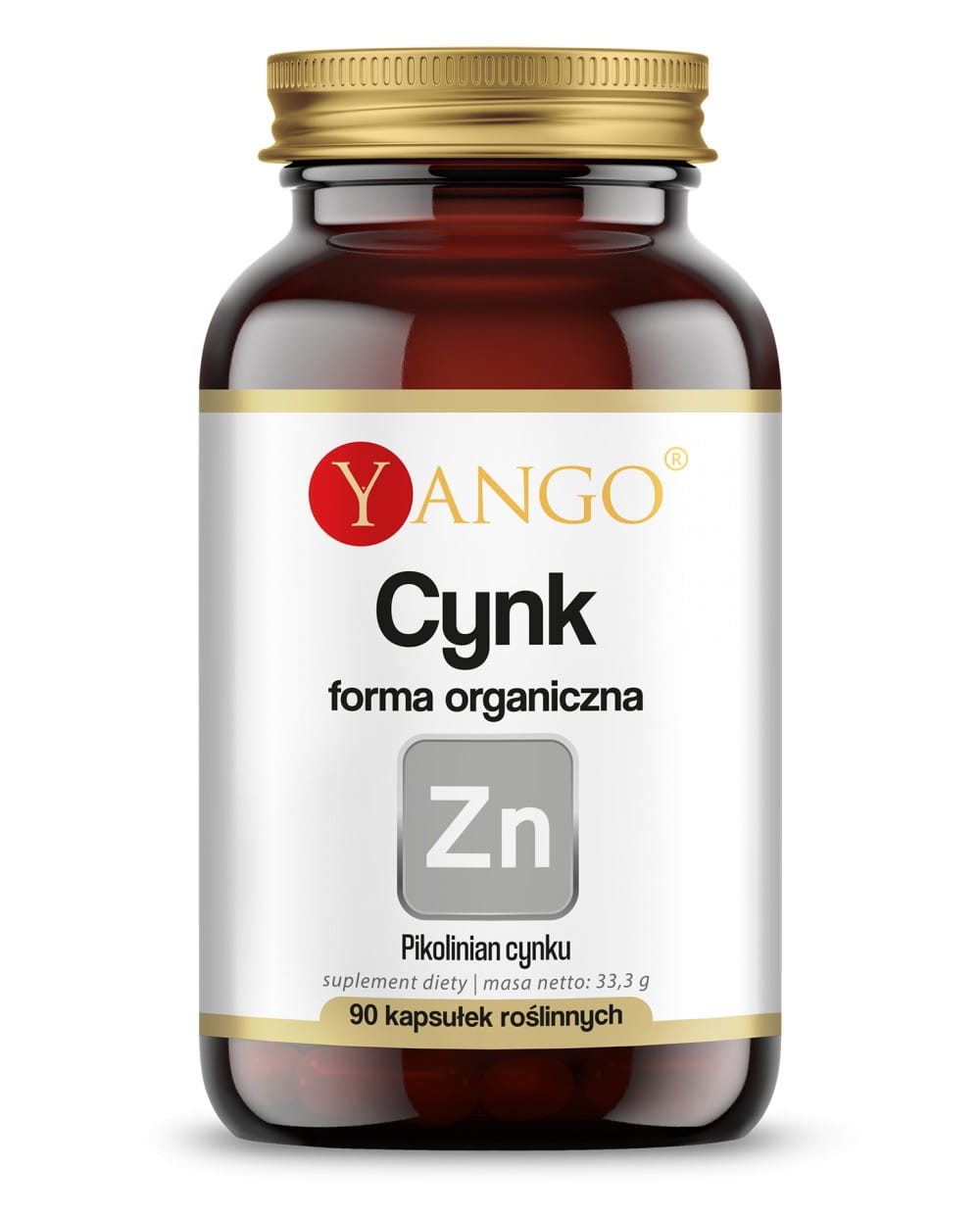 Cynk - forma organiczna - 90kaps. Yango