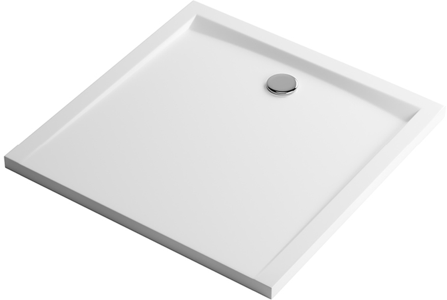 Excellent Forma brodzik 80x80 cm kwadratowy biały BREX.FOR08WHN