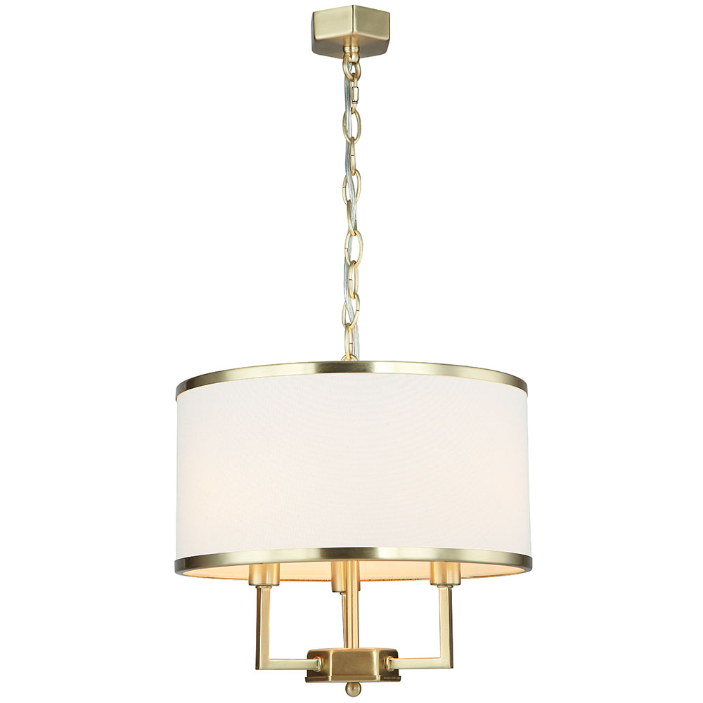 Orlicki Design Casa Old Gold S lampa wisząca 3x12W złoto satynowe/kremowa biel OR80223 - Wysyłka w 24h
