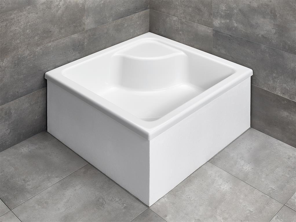 Radaway Naxos C brodzik 80x80 cm kwadratowy biały SNC8841-28
