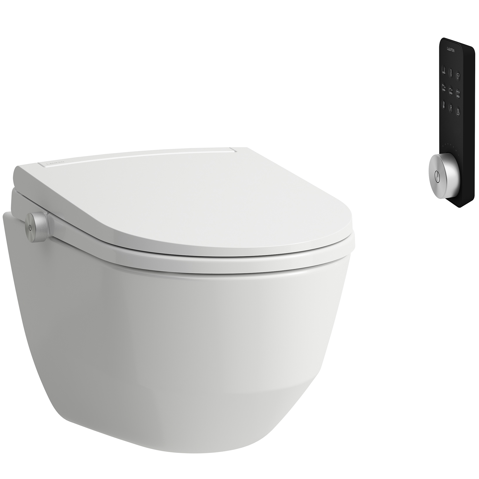 Laufen Cleanet Pro toaleta myjąca z pokrętłem sterującym wisząca bez kołnierza biała H600890000S002
