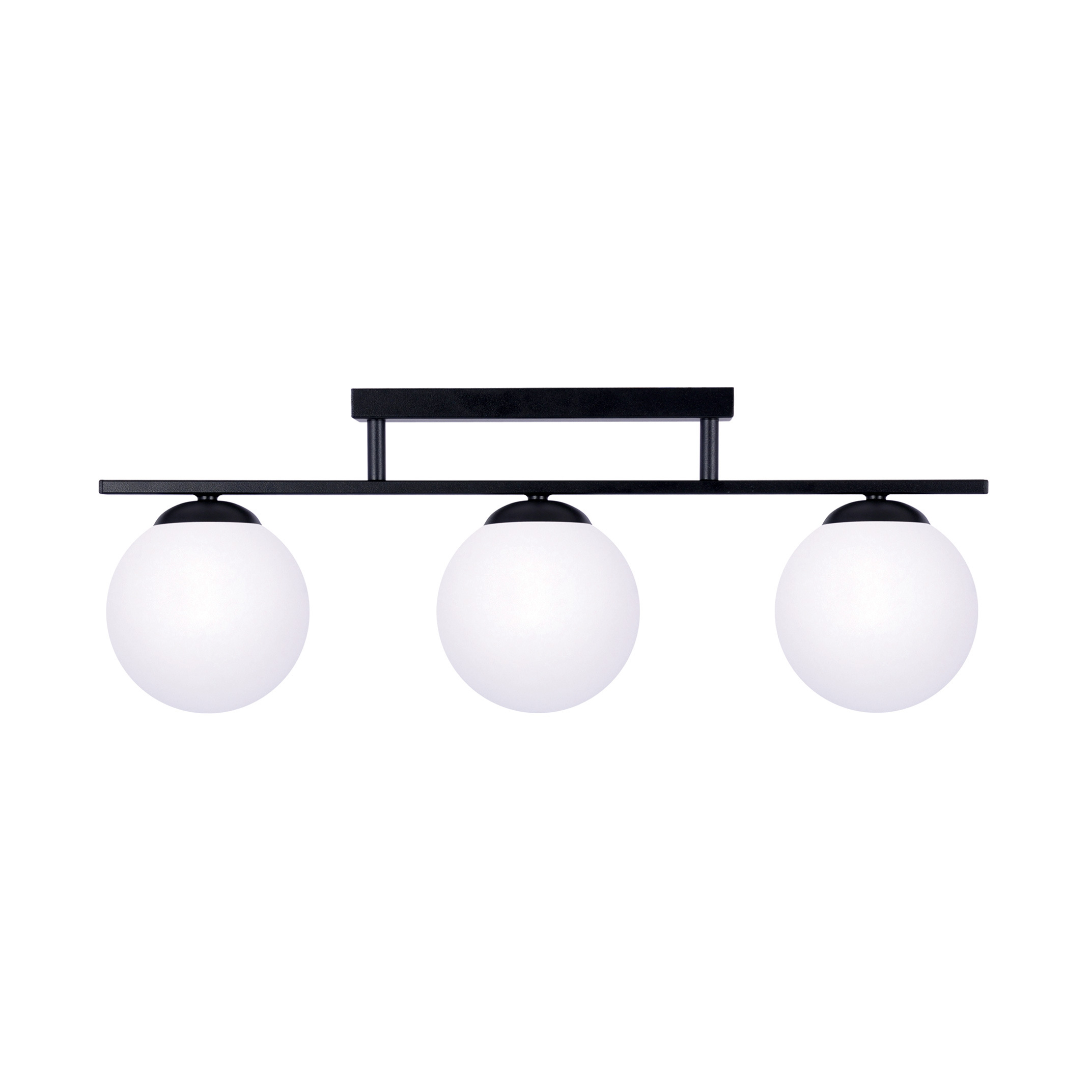 Zuma Line Globe lampa podsufitowa 3x10 W biała-czarna 1212