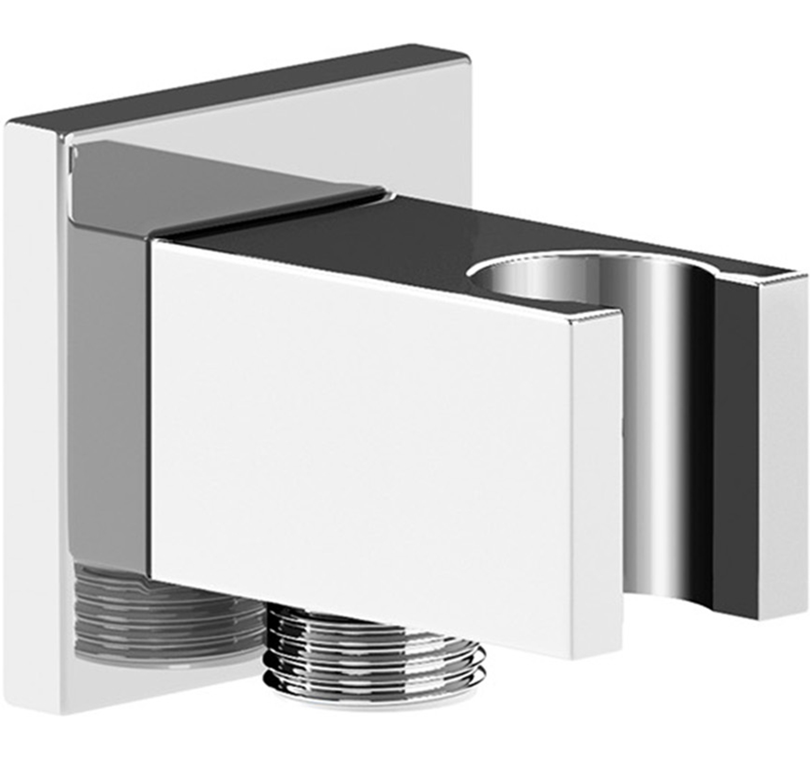 Roca Square przyłącze kątowe z uchwytem chrom A5B0850C00