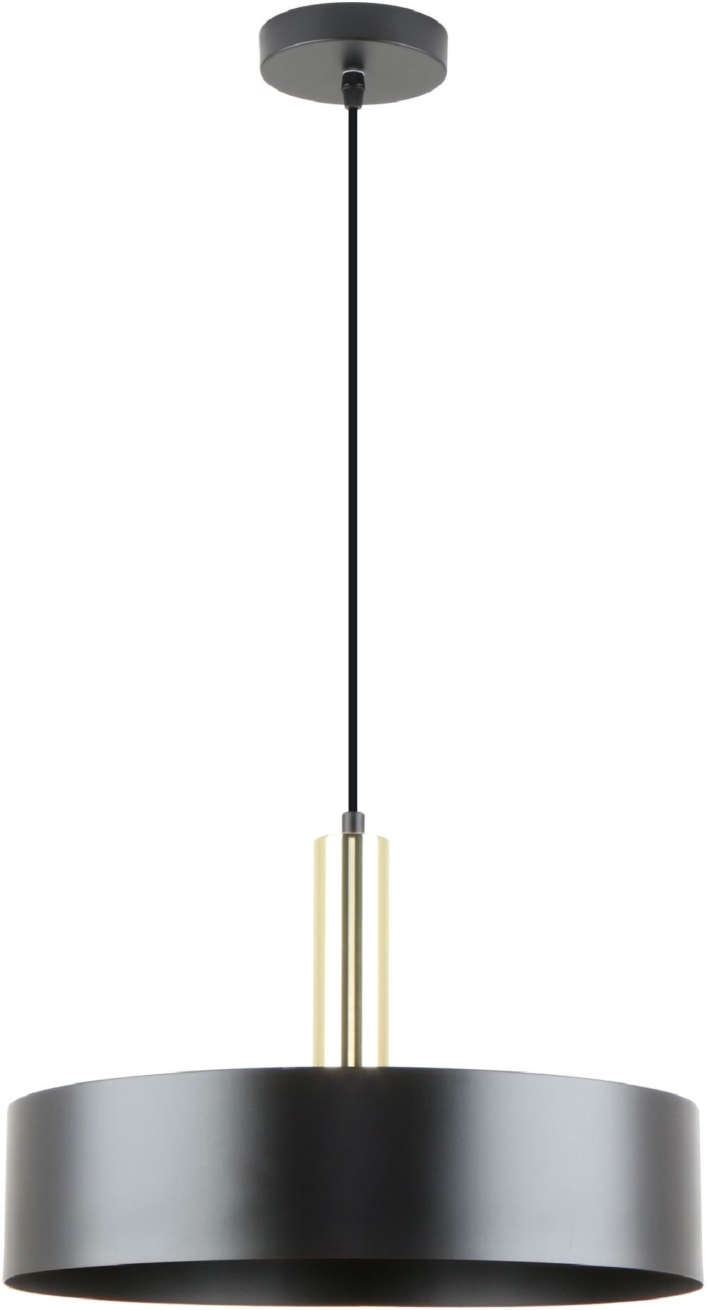 Zuma Line Leo lampa wisząca 1x40 W czarna A8133XL