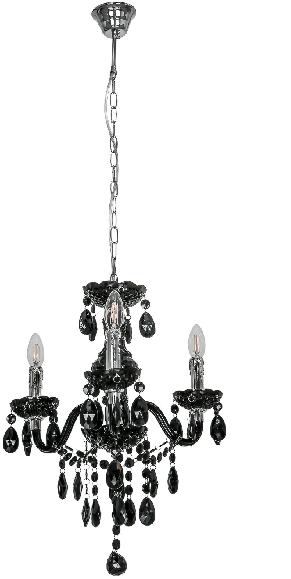 Italux Whiz lampa wisząca 3x40 W czarna L.90690/3BL