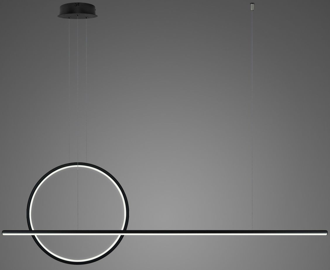 Altavola Design Linea lampa wisząca 2x32W LED czarna LA087/PX143_40_3k_black