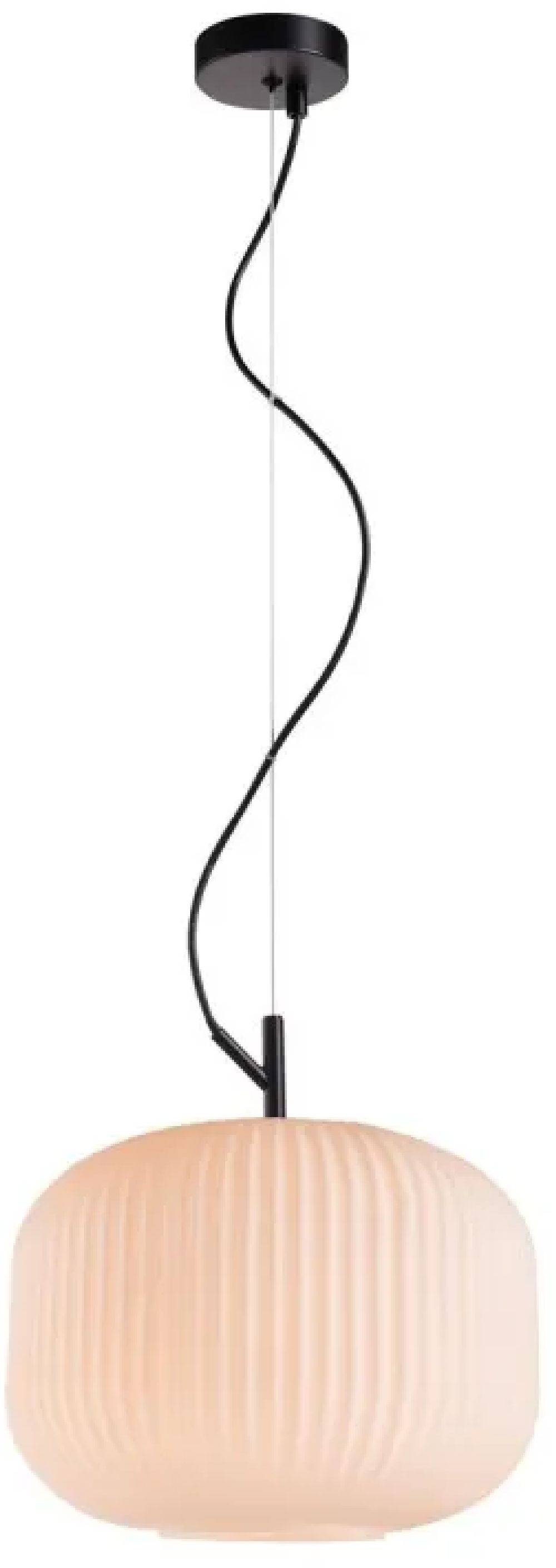 Italux Rues lampa wisząca 1x60 W czarna PND-64536B-L-BL-OPA
