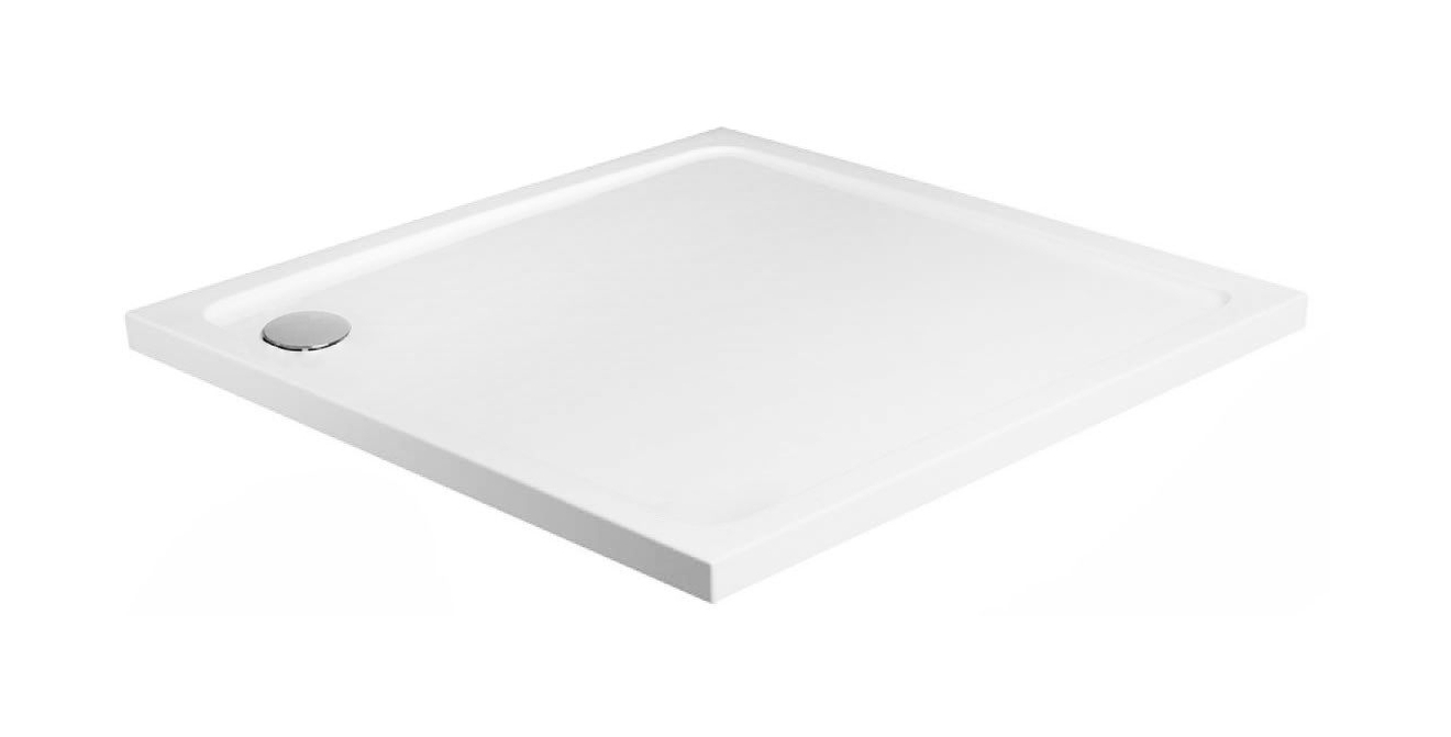 Rea Savoy brodzik 80x80 cm kwadratowy biały REA-K1906