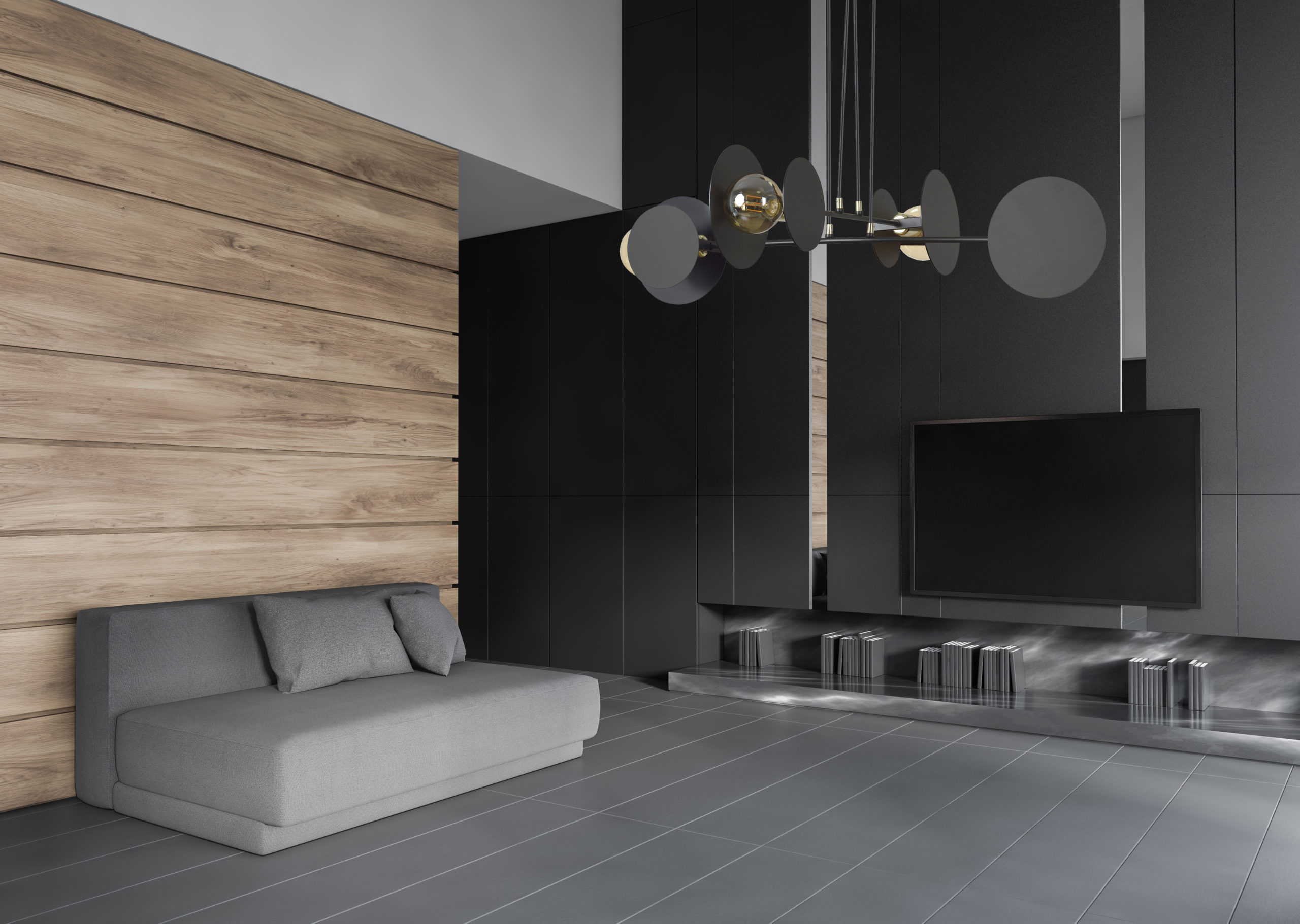 Emibig Idea lampa wisząca 4x15 W czarna 792/4 - Wysyłka w 24h