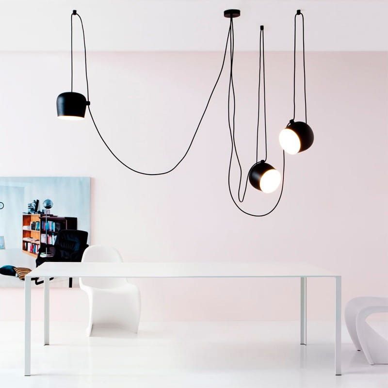 Abruzzo Spider lampa wisząca 3x30 W czarna ABR-SHIL-E27 - Wysyłka w 24h