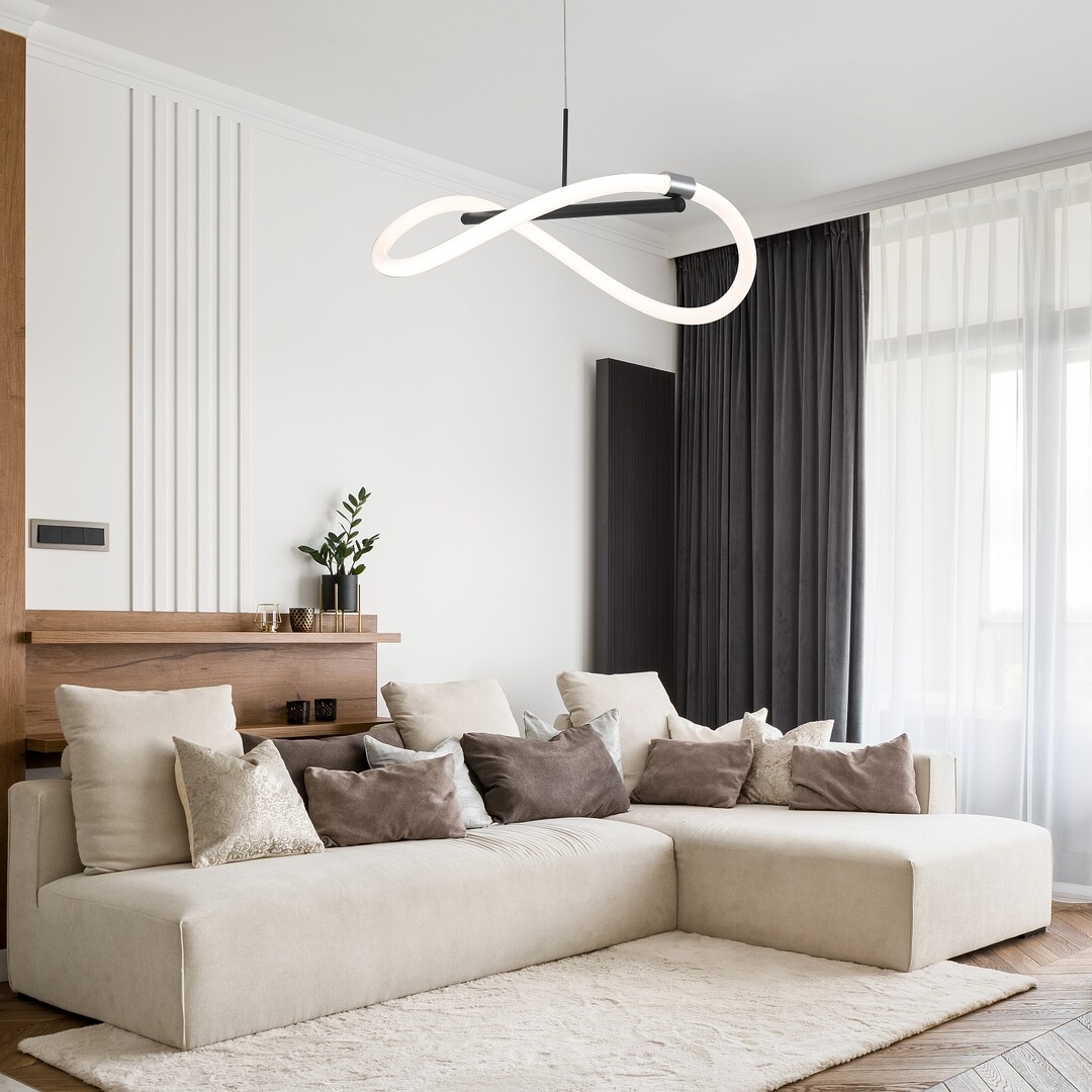 Rabalux Serena lampa wisząca 1x15 W biała-czarna 72252 - Wysyłka w 24h