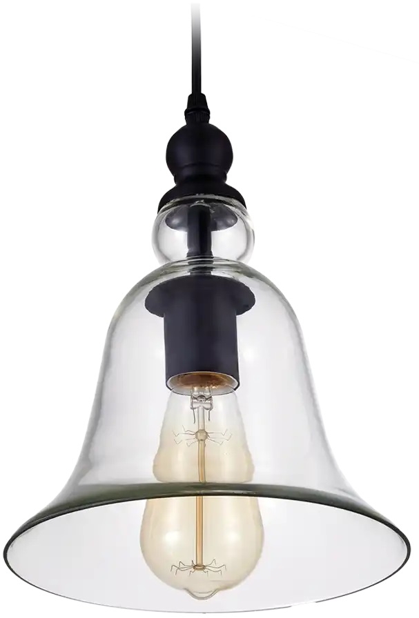 CosmoLight Paris lampa wisząca 1x40W czarna P01789BK
