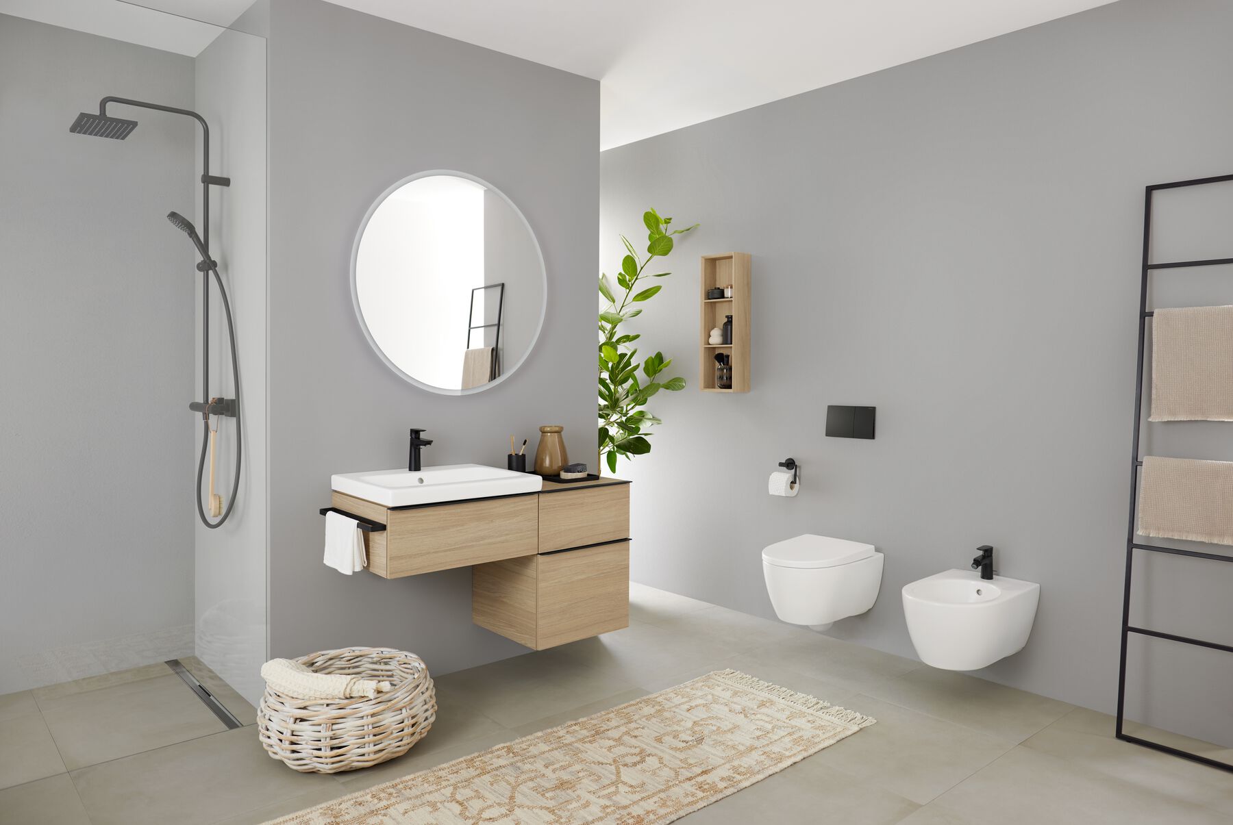 Geberit One bidet wiszący biały 500.690.01.1
