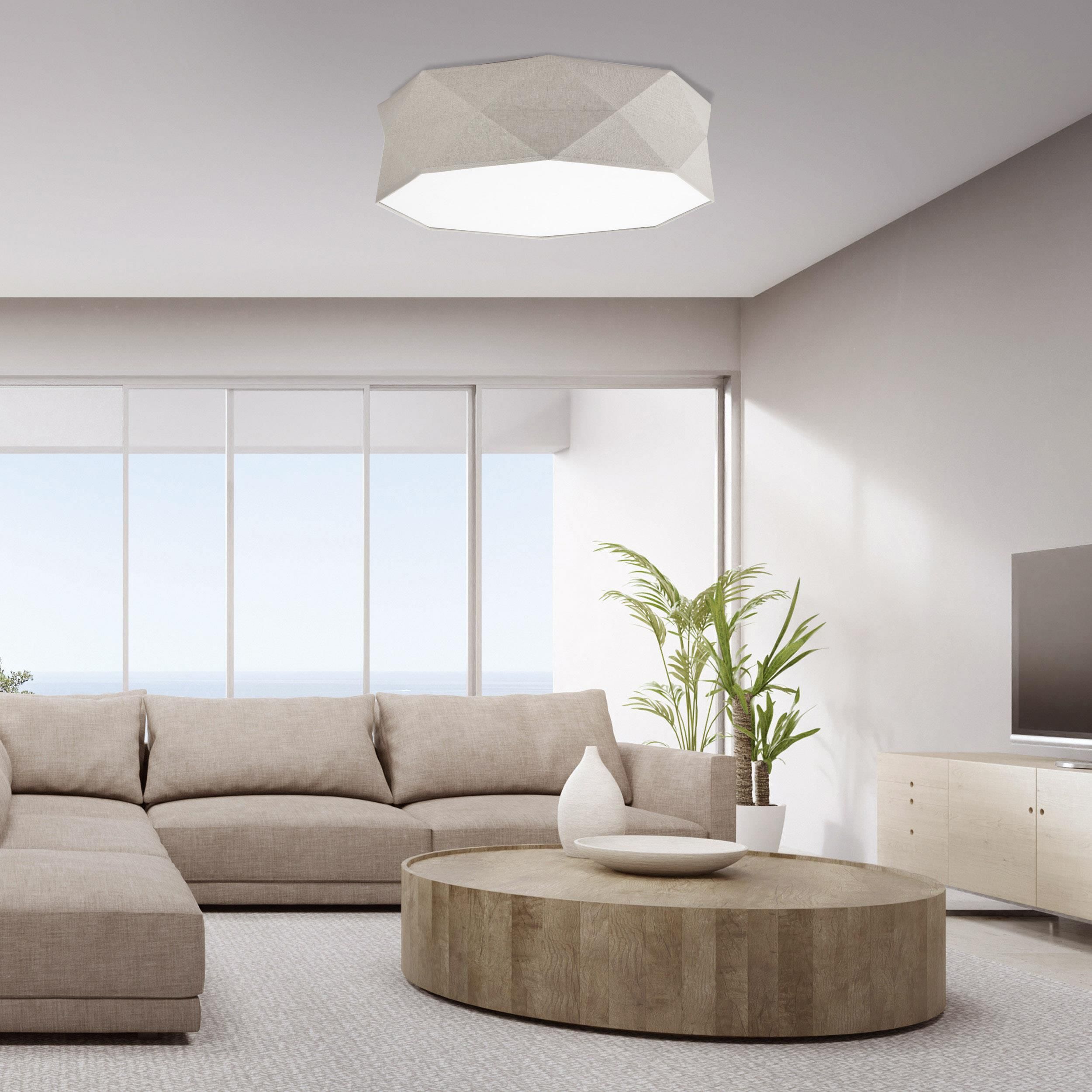 TK Lighting Kantoor plafon 4x15W beżowy/biały 6195 - Wysyłka w 24h