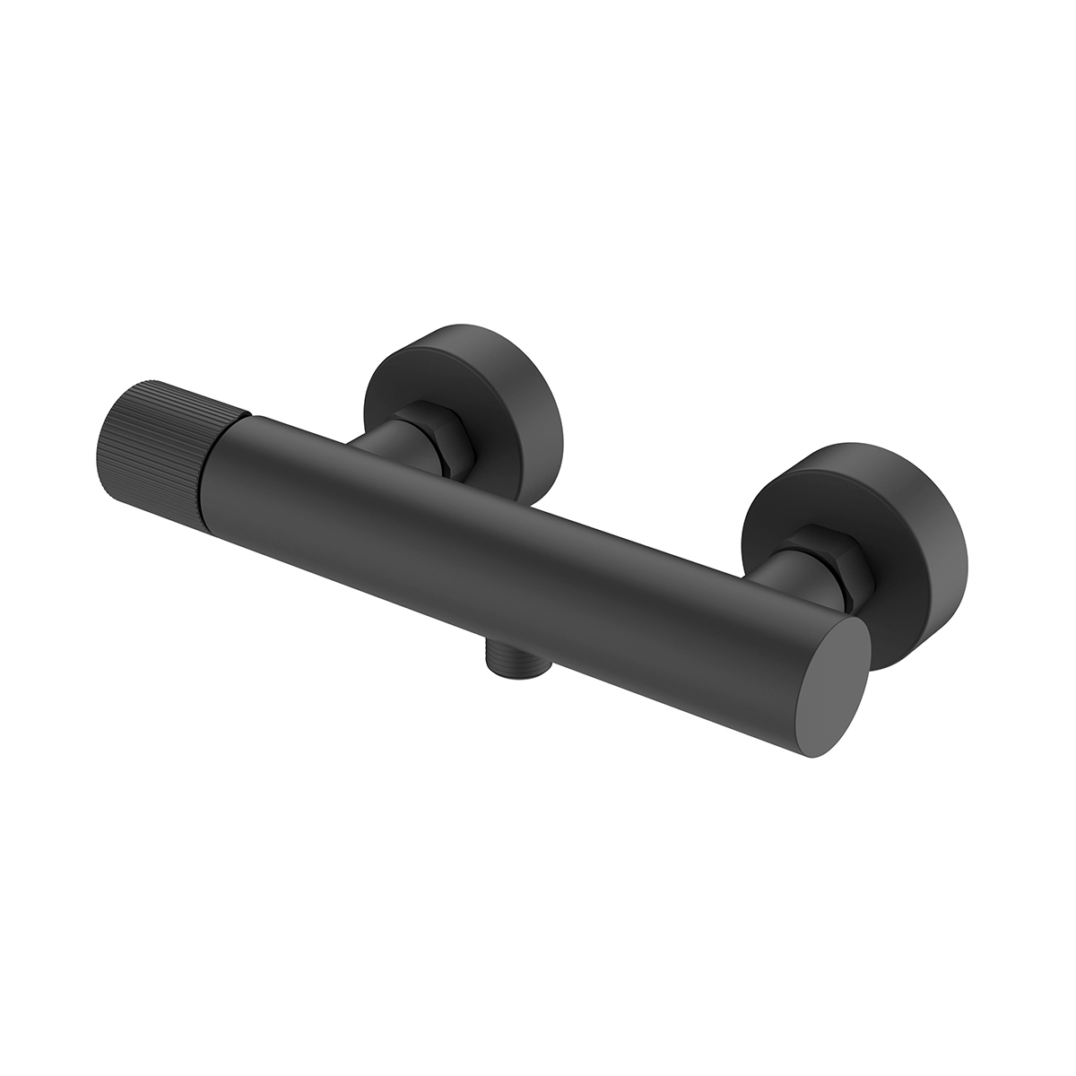 Ksuro 02 bateria prysznicowa ścienna czarny mat 12002030 - Wysyłka w 24h