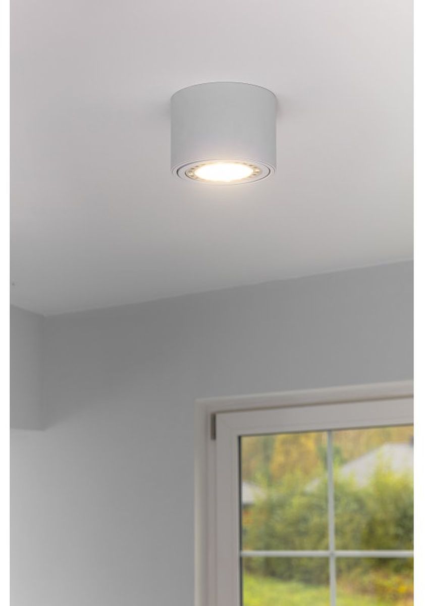 GTV Isumi lampa podsufitowa 1x50 W biała OS-ISUES111-10