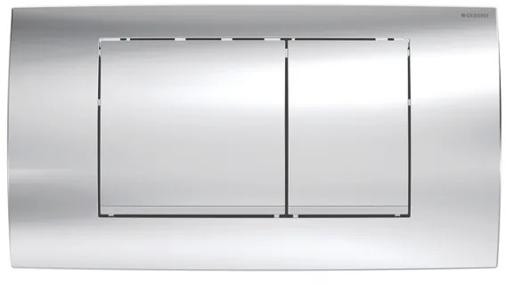 Geberit Twinline przycisk spłukujący do WC chrom błyszczący/mat 115.899.KH.1 - Wysyłka w 24h