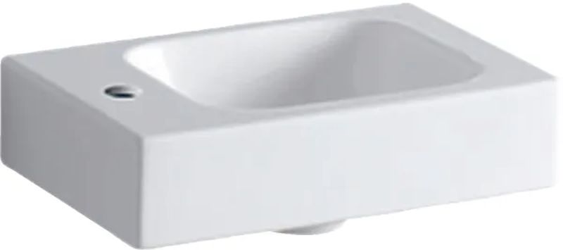 Geberit iCon umywalka 38x28 cm prostokątna KeraTect biała 124836600