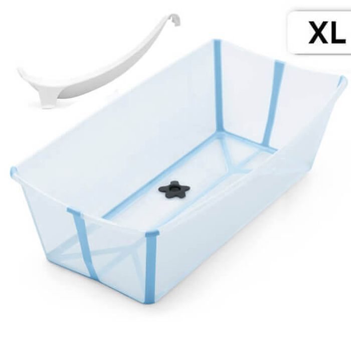 Stokke Flexi Bath XL - składana wanienka kąpielowa + wkładka -Ocean Blue