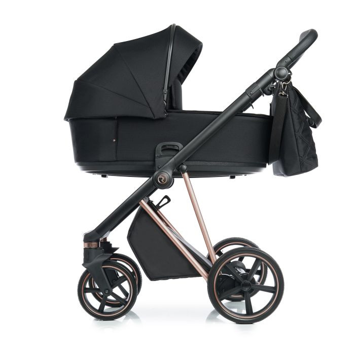 Roan Ivi 2.0 - wózek głęboko-spacerowy 2w1-Raven Rose Gold
