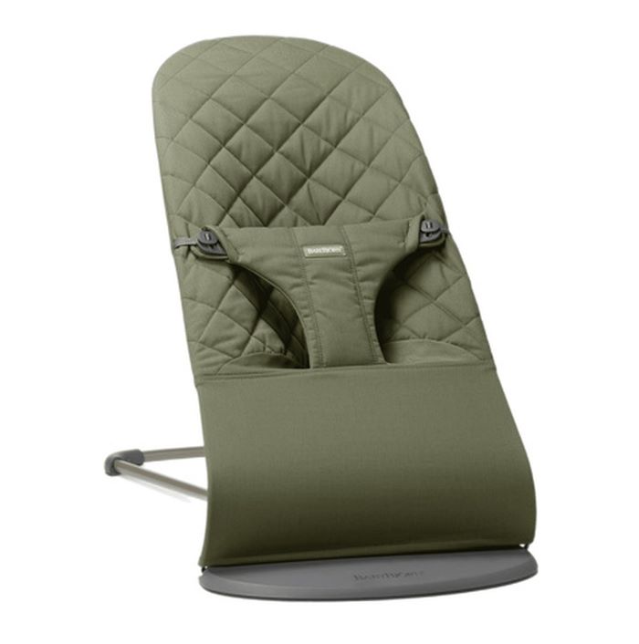 BabyBjorn Leżaczek Bliss -Woven Ciemnozielony
