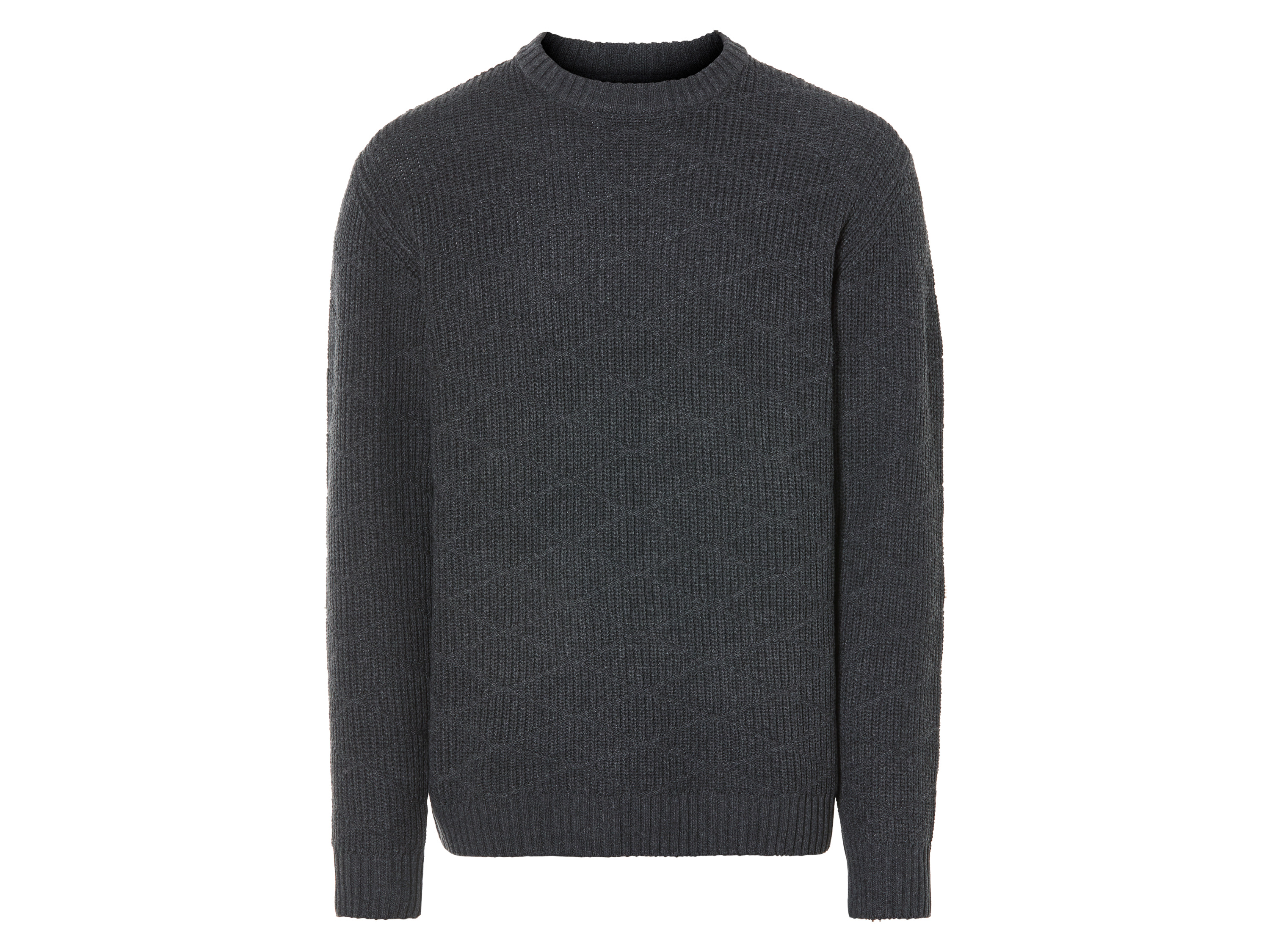 Livergy Sweter męski z grubej dzianiny XL 56/58, Szary
