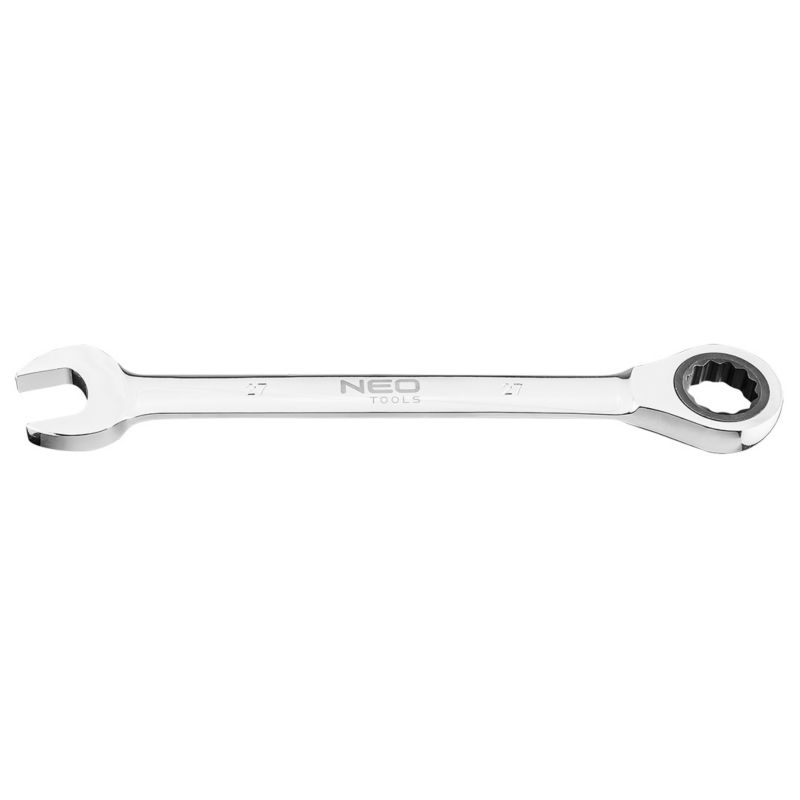 Klucz płasko-oczkowy NEO TOOLS z grzechotką, 27 mm 1 szt