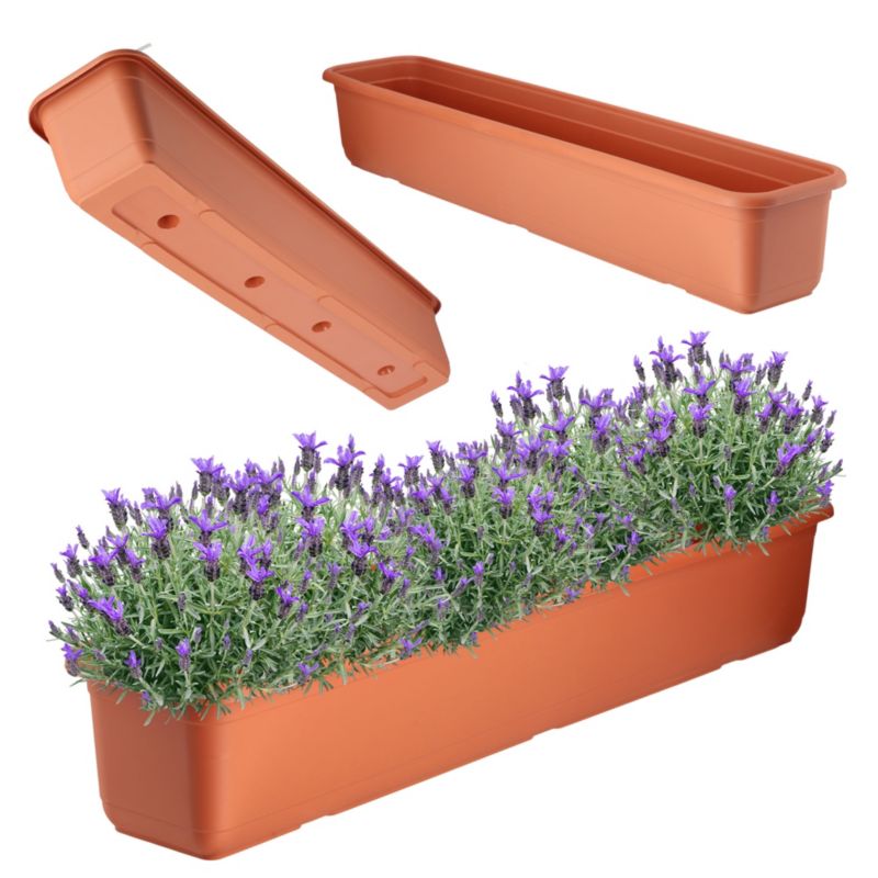 Skrzynka Balkonowa KADAX 80cm Doniczka Na Kwiaty 1 szt.