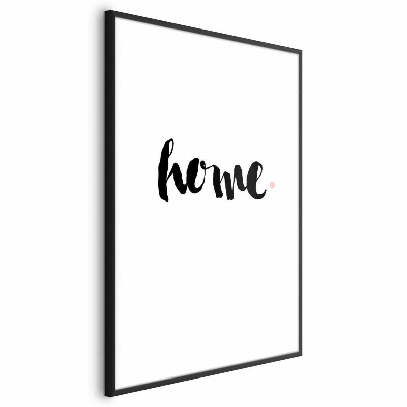 Plakat Artgeist Dom i kropka 60x90 cm z ramą czarną 1 szt