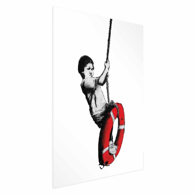 Plakat Artgeist Banksy: Chłopiec 60x90 cm bez ramy 1 szt