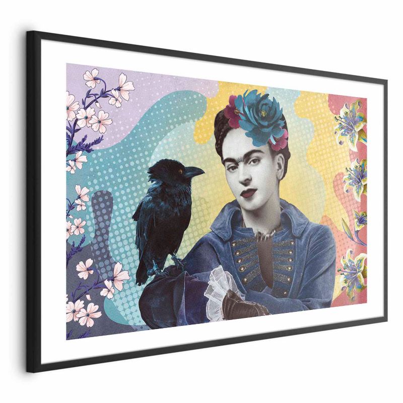 Plakat Artgeist Totemiczna Frida 60x40 cm z ramą czarną 1 szt