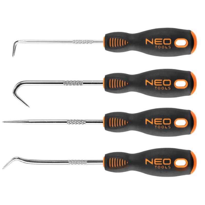 Haki NEO TOOLS 150 mm, zestaw 4 szt. 1 kpl
