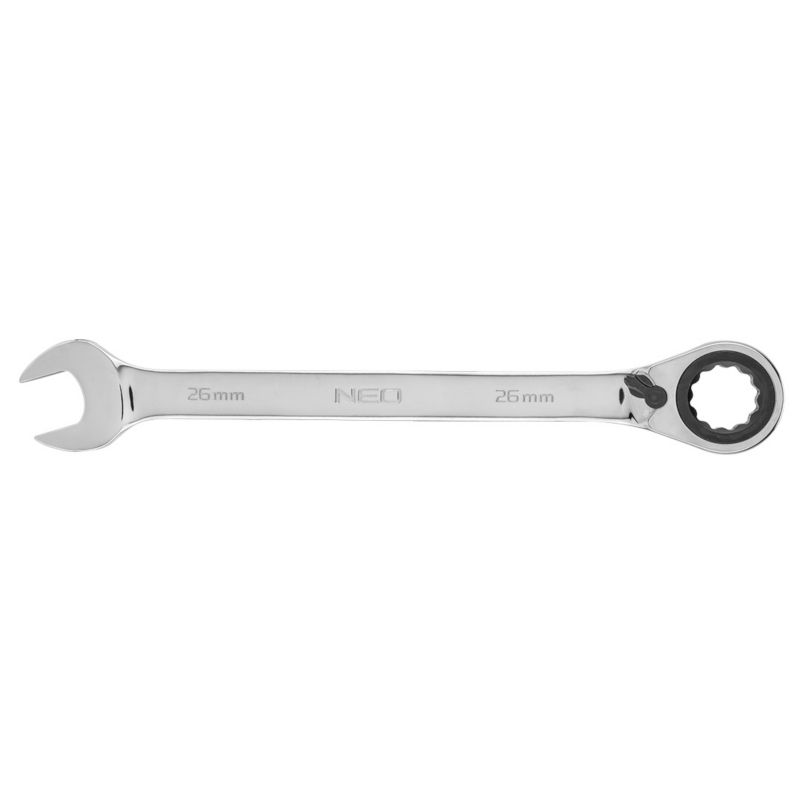 Klucz płasko-oczkowy NEO TOOLS z grzechotką i przełącznikiem 26 mm 1 szt