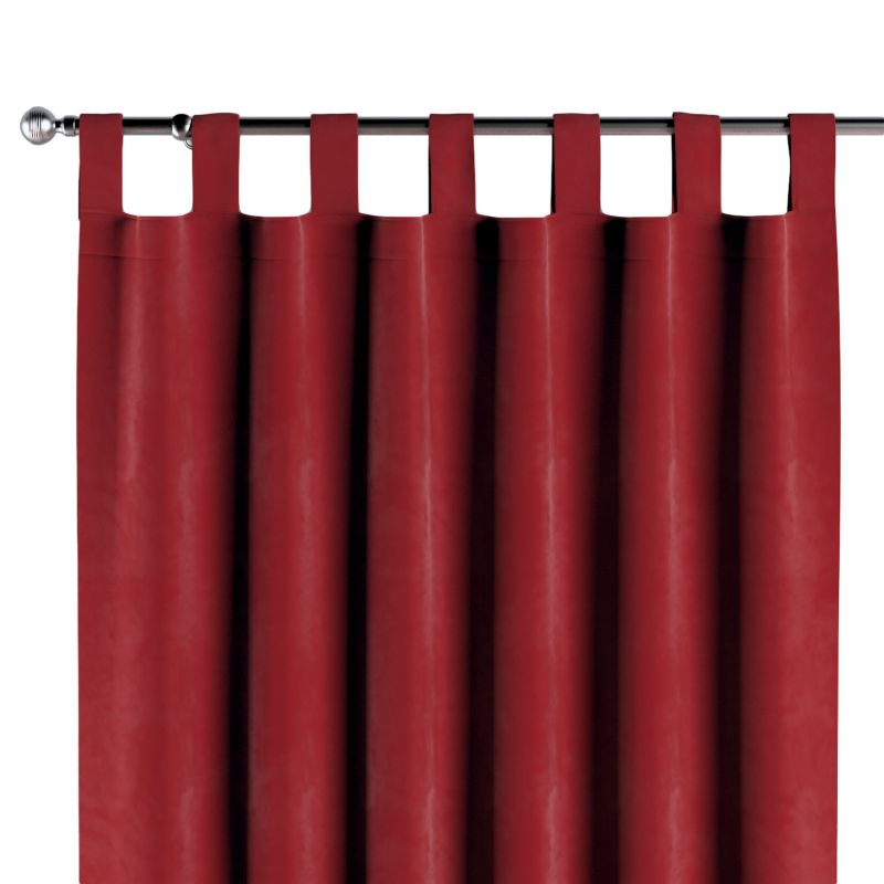 Zasłona na szelkach 1 szt. 130 x 260 cm Dekoria intensywna czerwień 1 szt.