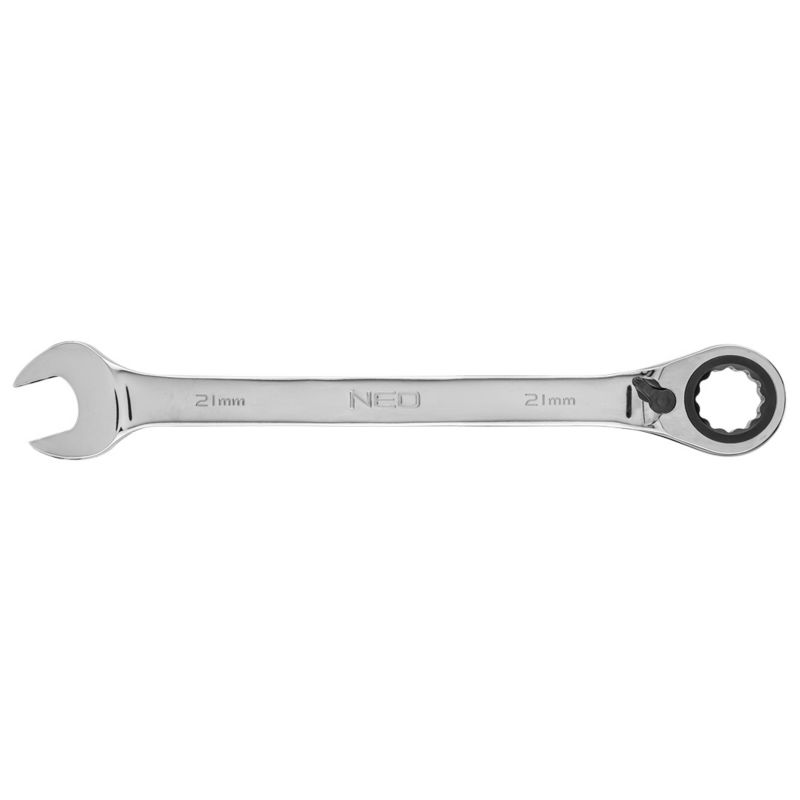 Klucz płasko-oczkowy NEO TOOLS z grzechotką i przełącznikiem 21 mm 1 szt