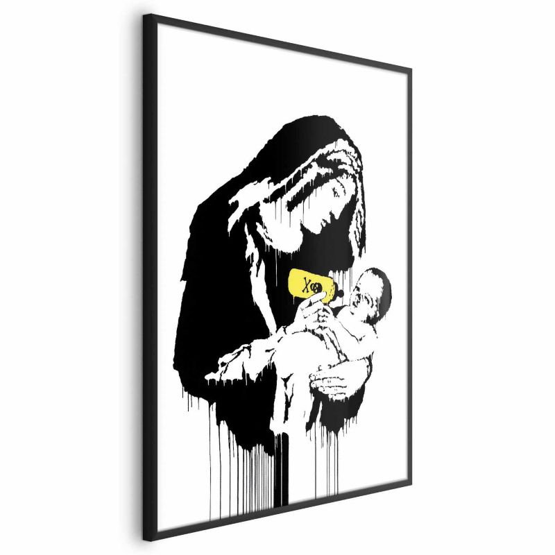 Plakat Artgeist Karmiąca matka 60x90 cm z ramą czarną 1 szt