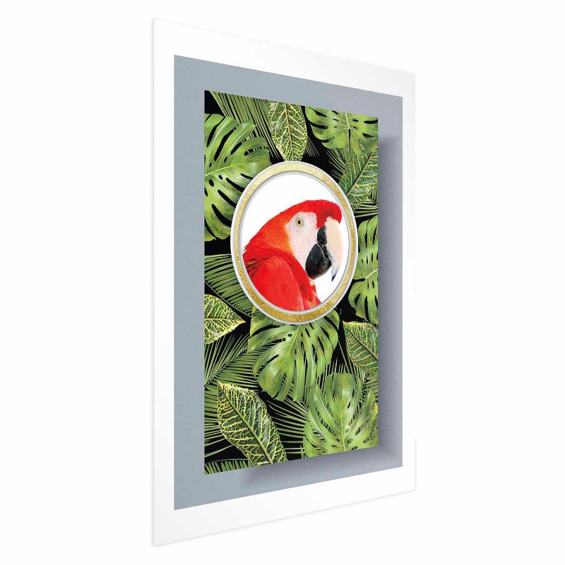 Plakat Artgeist Papuga w dżungli 29,7x42 cm bez ramy 1 szt