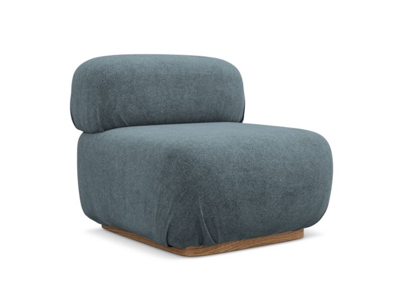 Moduł Makamii Ailani z tkaniny bouclé 80x95 cm jeans 1 szt.