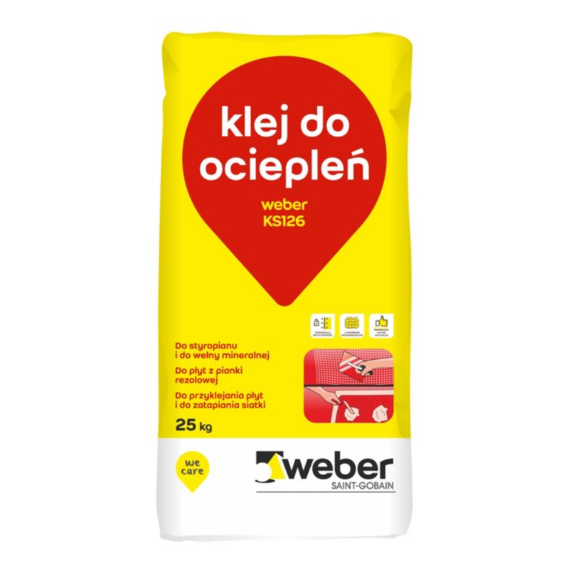 Zaprawa klejąco-szpachlowa Weber Saint-Gobain KS126 25 kg