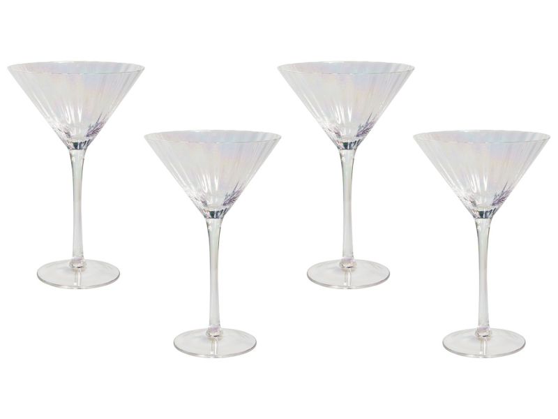 Zestaw 4 kieliszków do martini Morganite 220 ml Przezroczysty 1 kpl
