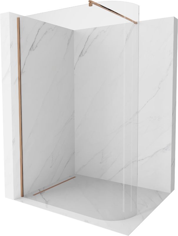 Ścianka prysznicowa Mexen Kioto różowe złoto 120x200 cm 800-120-101-60-06 1 szt.