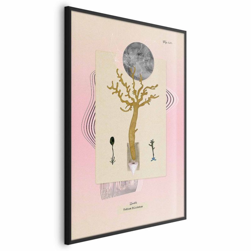 Plakat Artgeist Niezwykła roślina 60x90 cm z ramą czarną 1 szt