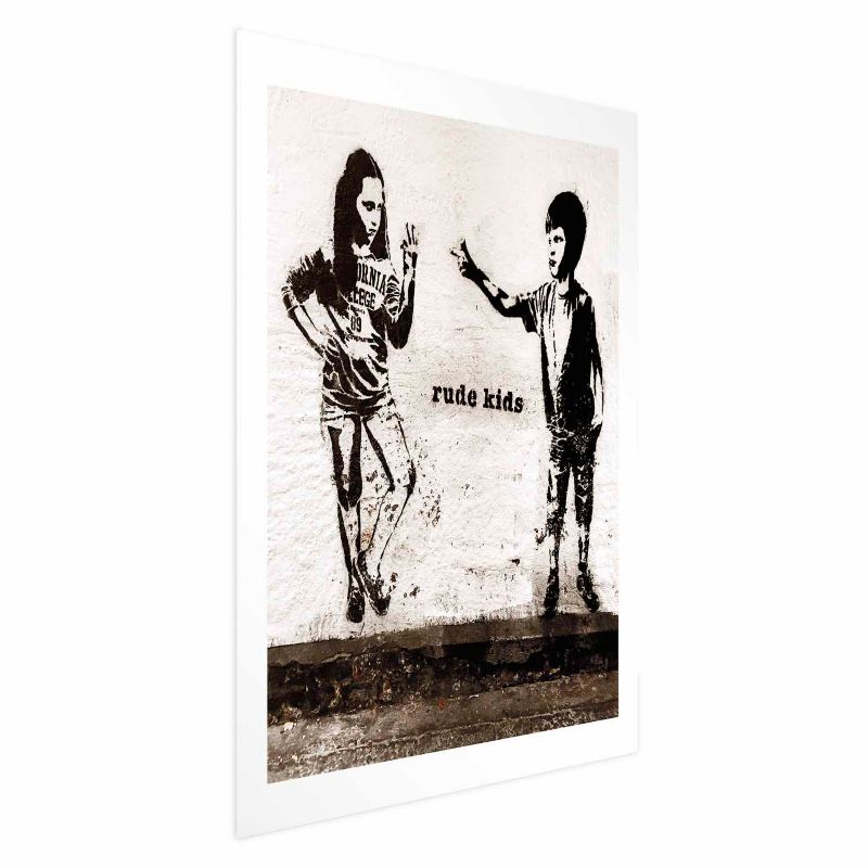 Plakat Artgeist Niegrzeczne dzieci 40x60 cm bez ramy 1 szt