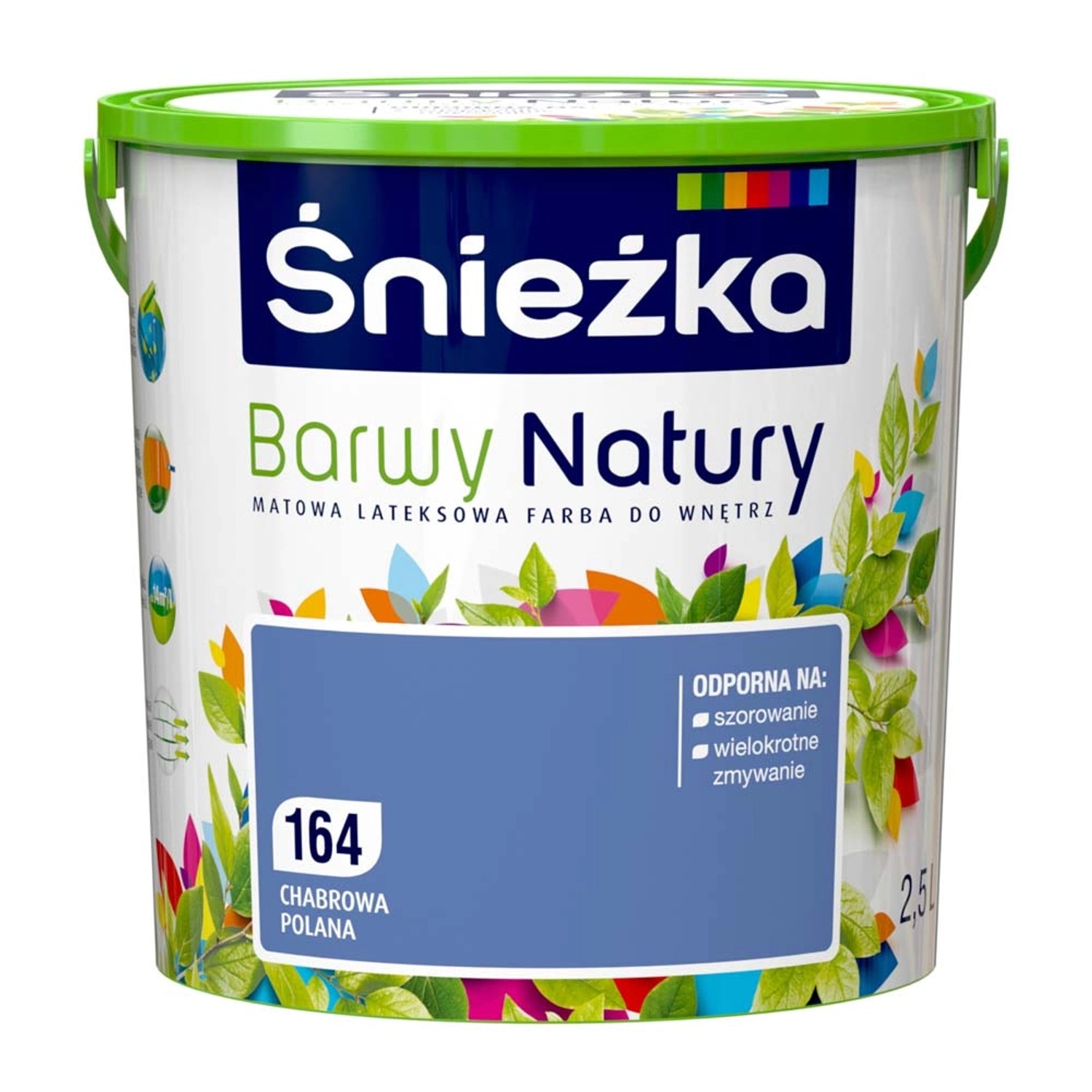 Farba Śnieżka Barwy Natury chabrowa polana 2,5 l