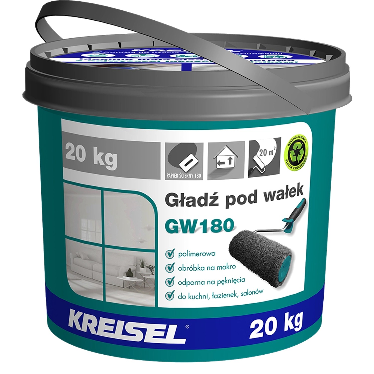 Kreisel Gotowa gładź pod wałek GW 180 20 kg
