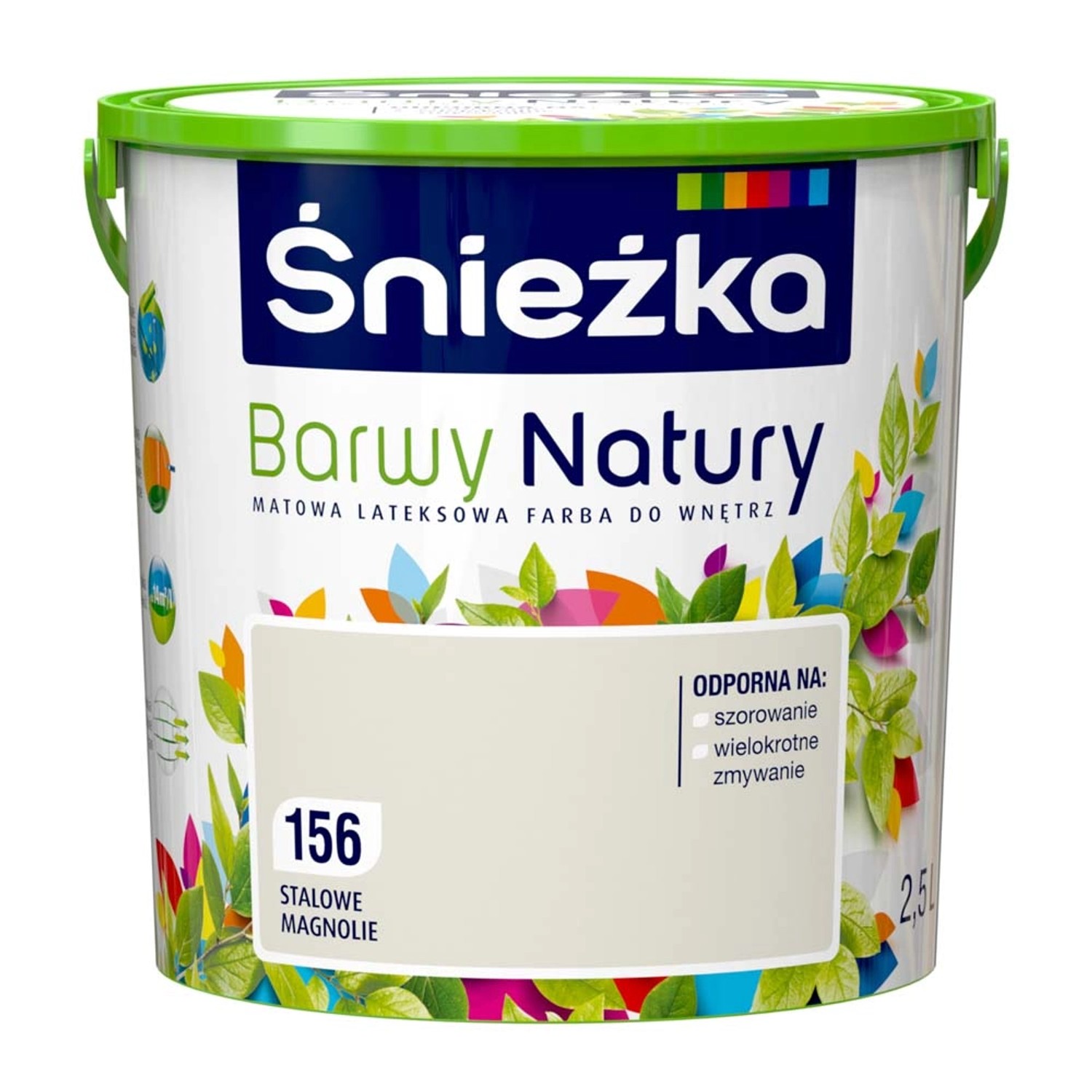Farba Śnieżka Barwy Natury stalowe magnolie 2,5 l