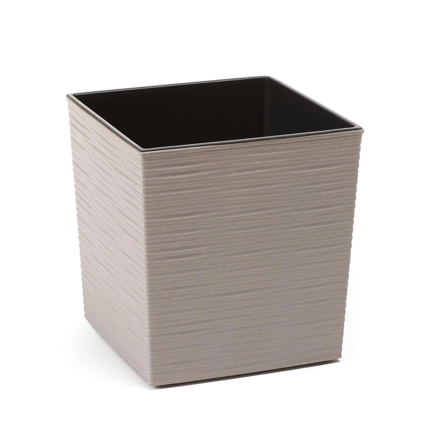 Doniczka Juka ECO dłuto szara - 25x25 cm