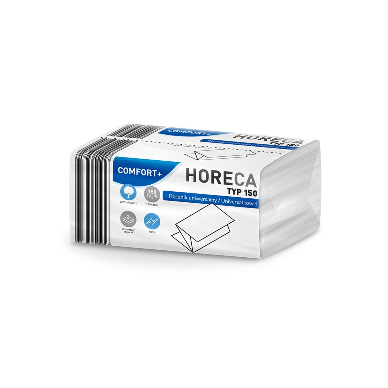 Ręcznik papierowy COMFORT+ 2-warstwowy 150 listków